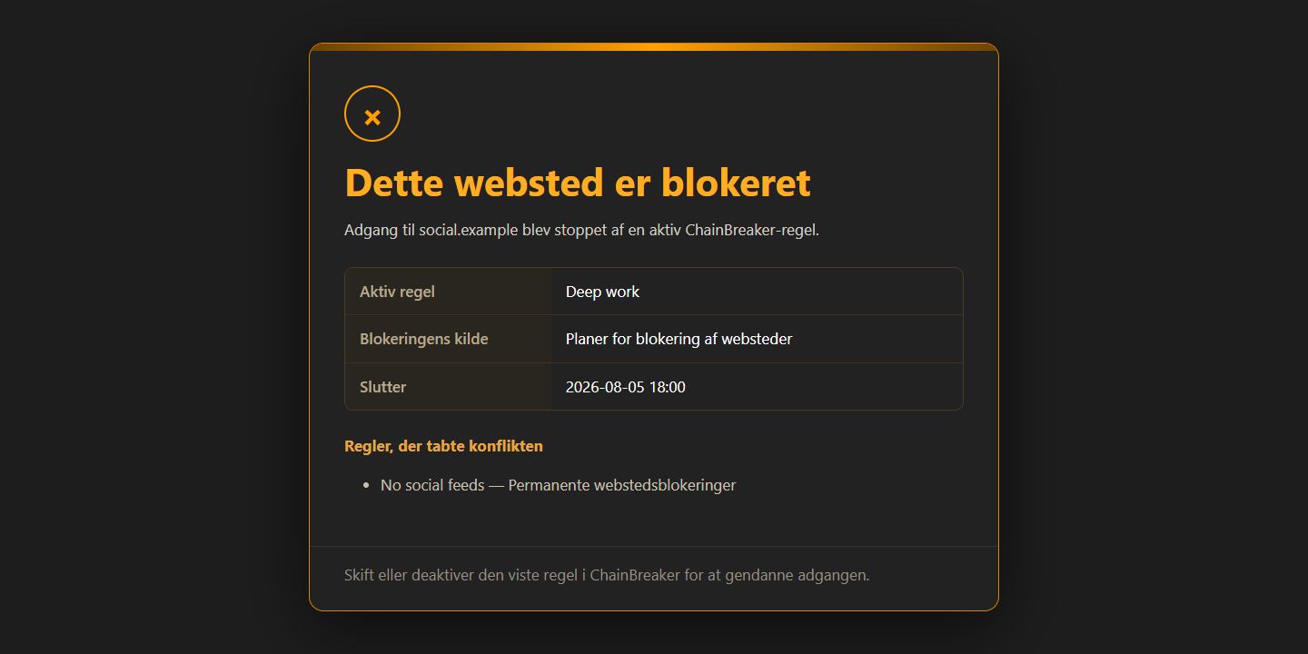 Planlægger for internetadgang — 2