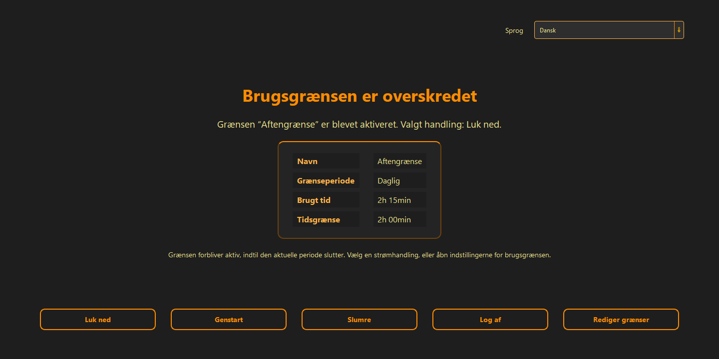 Regler for slukning og dvaletilstand — 2